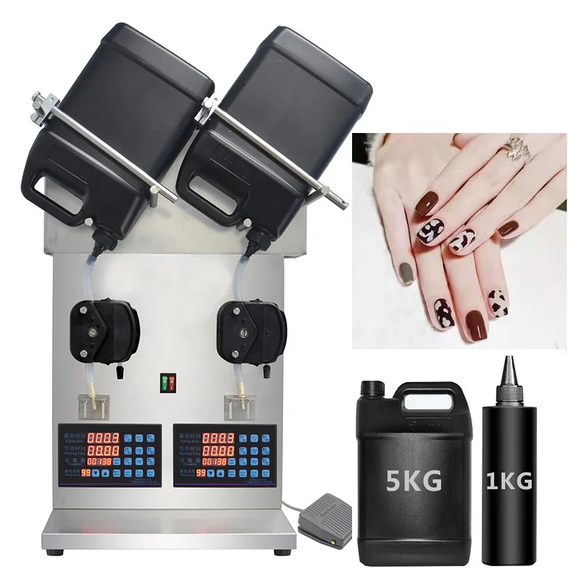 Semi Automatic Viscous Cosmetics Liquid Foundation Vial Filler Lip