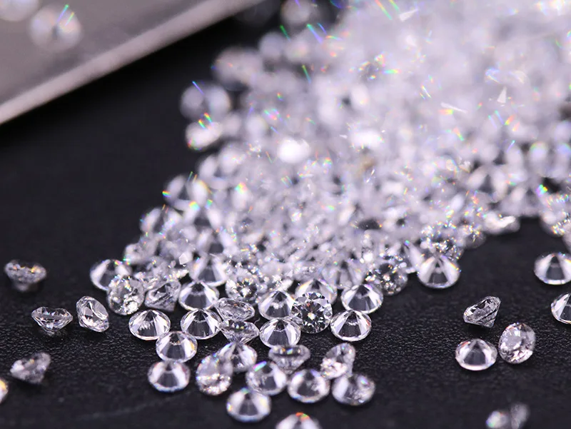 CVD/HPHT Lab-Grown Diamonds 01-1ct Fancy Vivid IGI Certified High Temperature High Pressure Gravel Individually Packaged