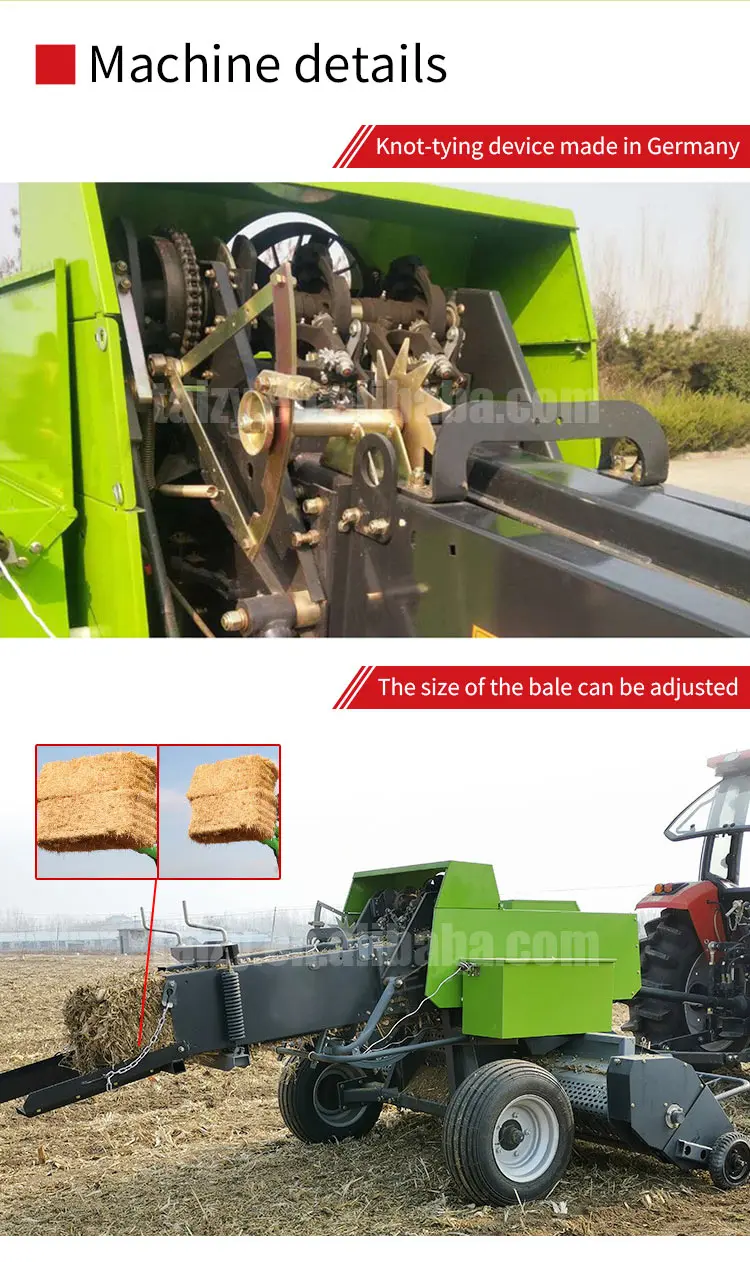 High Quality Square Hay Baler Machine for Efficient Farming