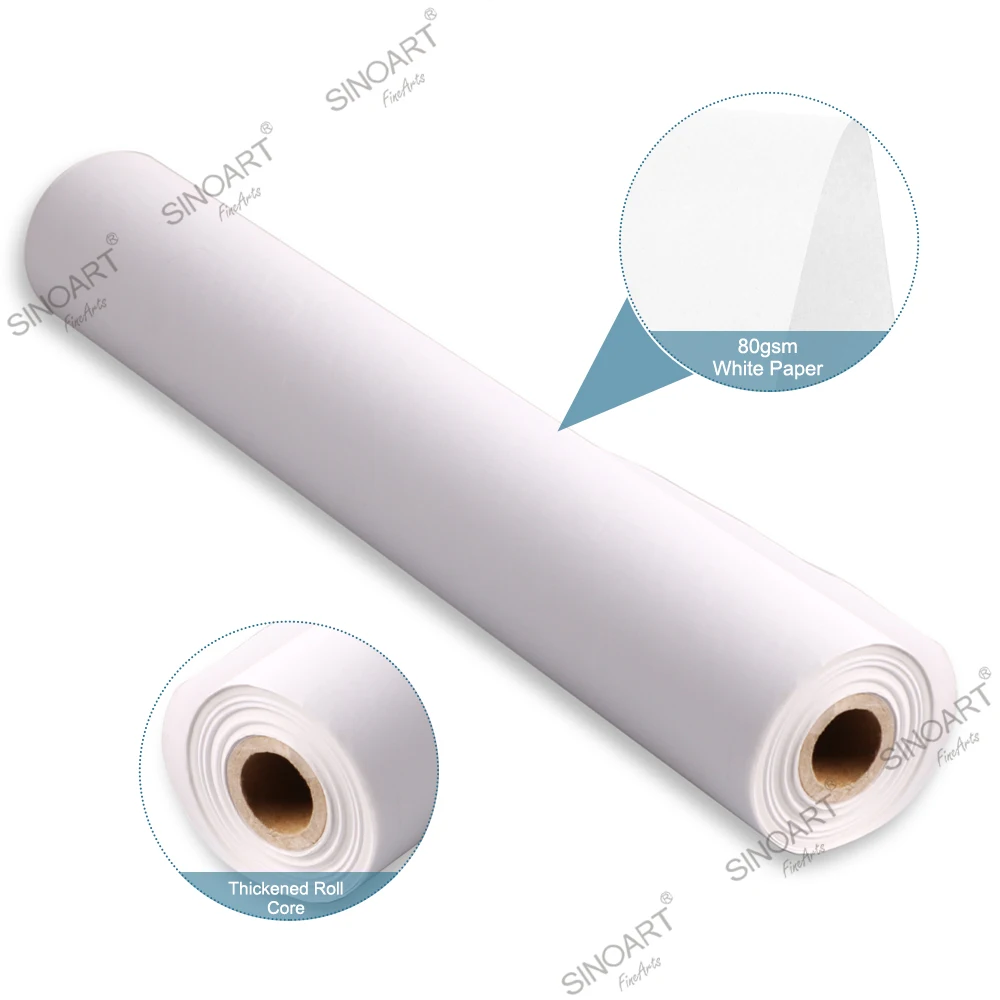 SINOART 80gsm White Drawing Paper Roll Professional Painting Paper Roll For  Children - Buy SINOART 80gsm White Drawing Paper Roll Professional Painting  Paper Roll For Children Product on