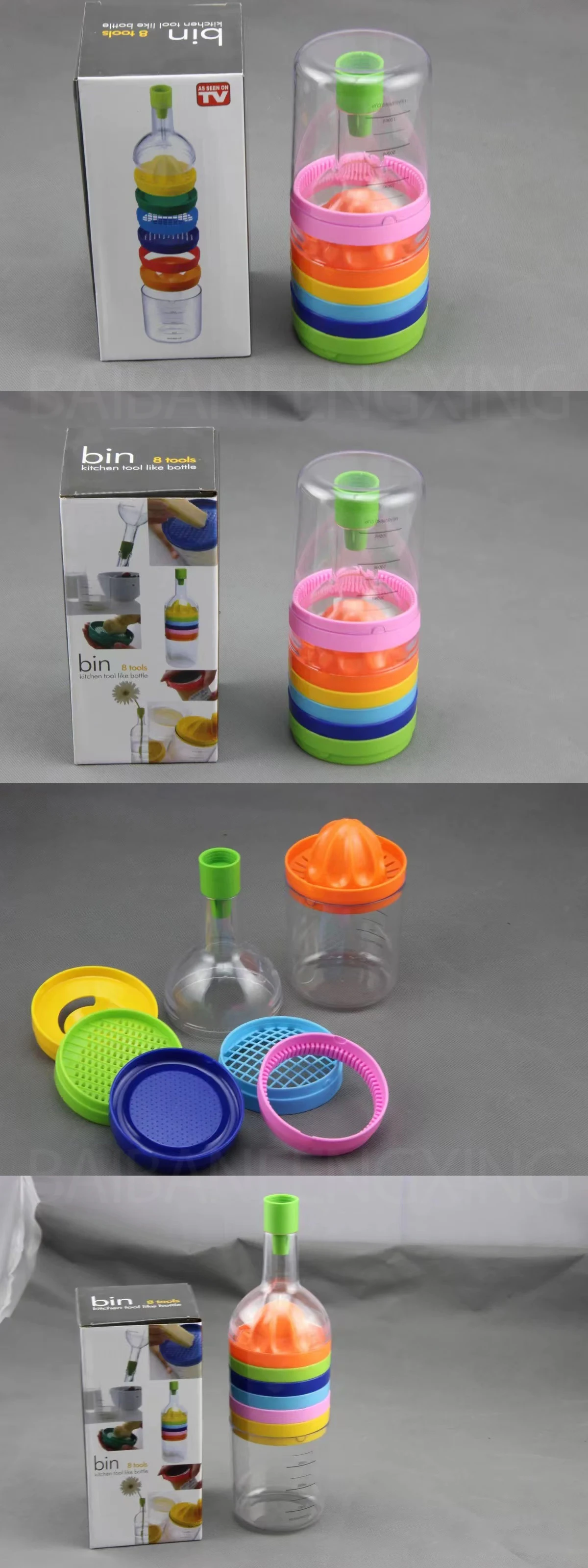 8 In 1 Manual Kitchen Juicer Citrus Lemon Orange Juice Juicer Machine