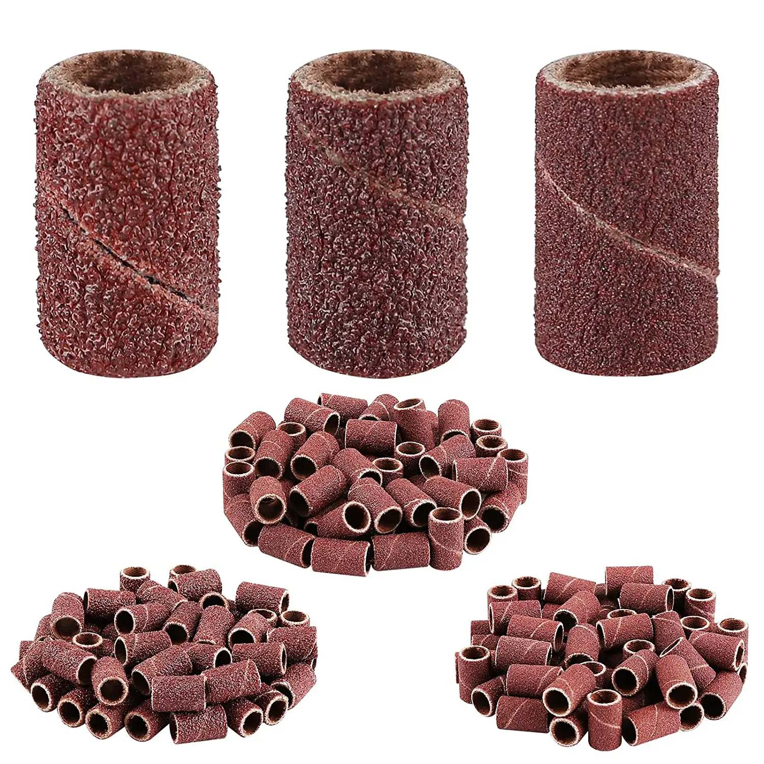 GoLashFun 100PCS 240 Fine Grit Sanding Bands for Nail Drill with 3/32 Inch Nail  Drill Mandrel Bit for Electric Nail Drill Bits,Professional Nail Manicure  Electric File Sand - Yahoo Shopping