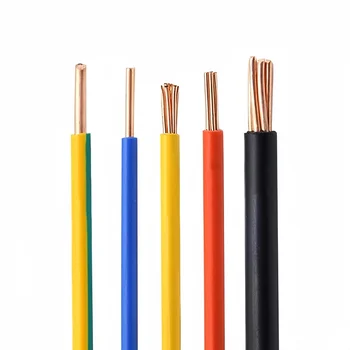 H07Z-U and H07Z-R Electric Wires Rigid Single Core Copper Rubber LSZH Insulated Cables