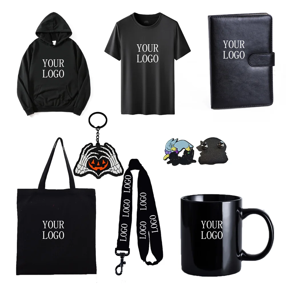 Custom corporate luxury merchandising promotional gift set with logo business gift item promotional product set