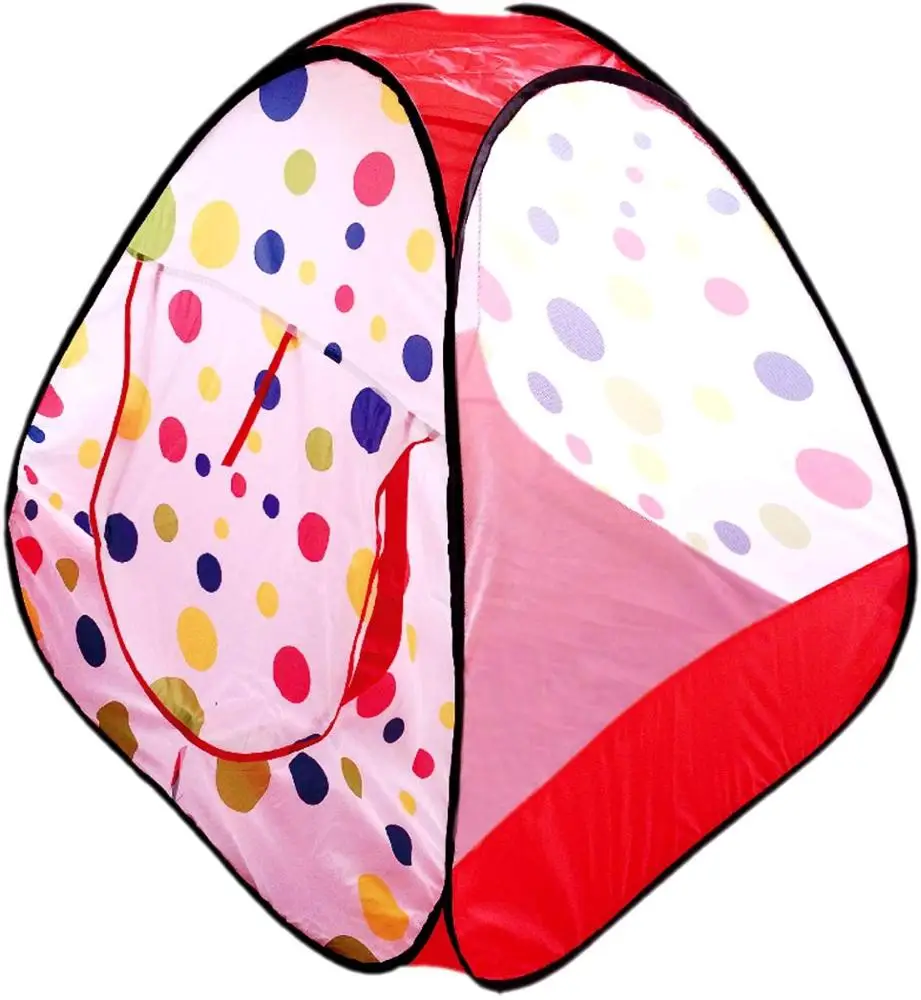 polka dot playhouse toddler mesh ball pit kids triangle play