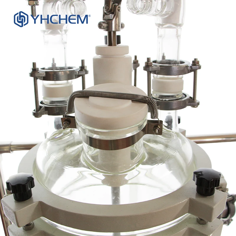 YHCHEM Factory Price Glass Crystallization Reactor Continuous Stirring Reactor Crystallization Equipment