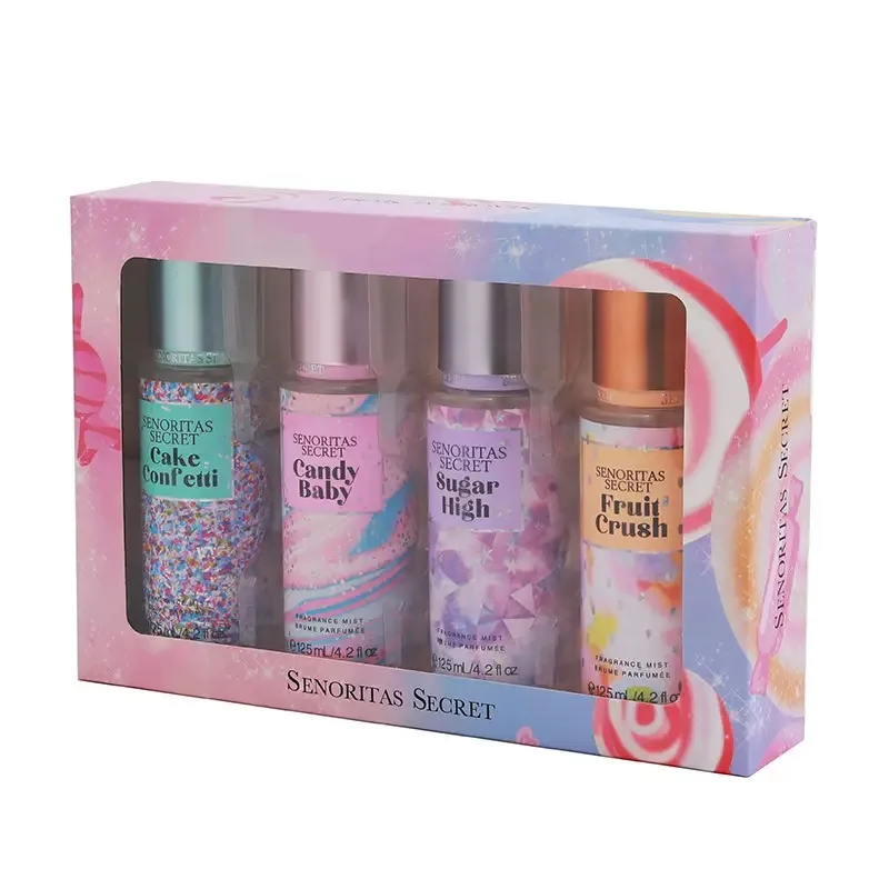 She Is Victoria Style Fresh Floral Body Spray Bottle Perfume Box