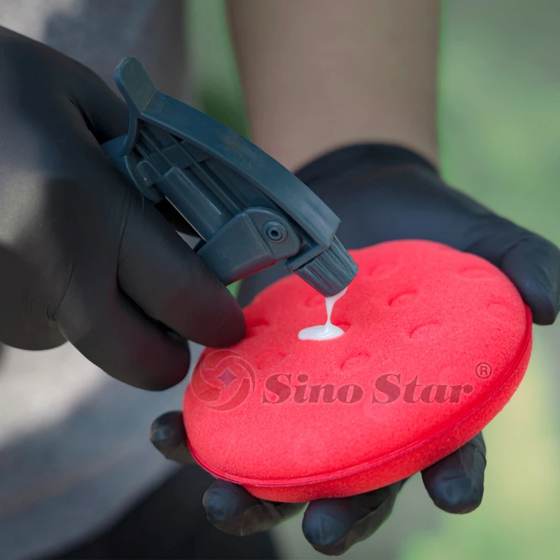 Лидер продаж 2022 года, подушечки-аппликаторы для ухода за автомобилем, губка для полировки колес, двусторонняя губка для красоты автомобиля, цена SP00118