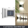 6 Led Stainless Steel White-light