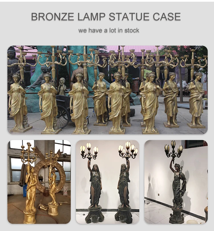 Modern Design Art Cast Indoor Or Outdoor Life Size Bronze Lady Statue