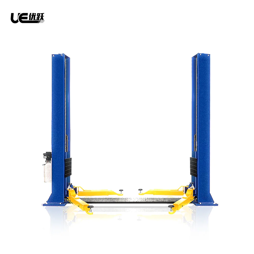 Ue2p4t Auto Hydraulic Two 2 Post Car Lifts 3ton For Home Garage Used 2
