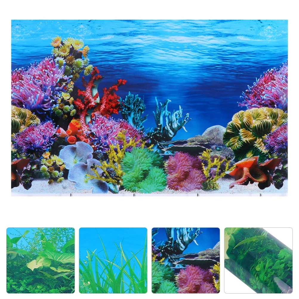 3d Fish Tank Background Picture Diy Decorative Aquarium Backdrop Picture -  Buy Fish Tank Background Drawing Paper High Definition Picture 3d  Decoration Sticker Wallpaper Aquarium Landscape Painting,Fish Tank  Background Drawing Paper High