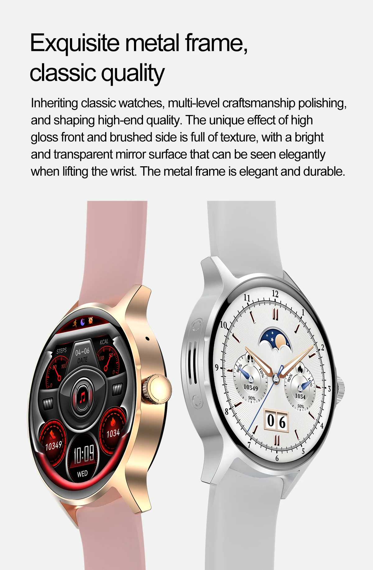 New Arrival HK30 AMOLED Screen Smart Watch Round Reloj Inteligente HD Call Health Smartwatch for Men and Women
