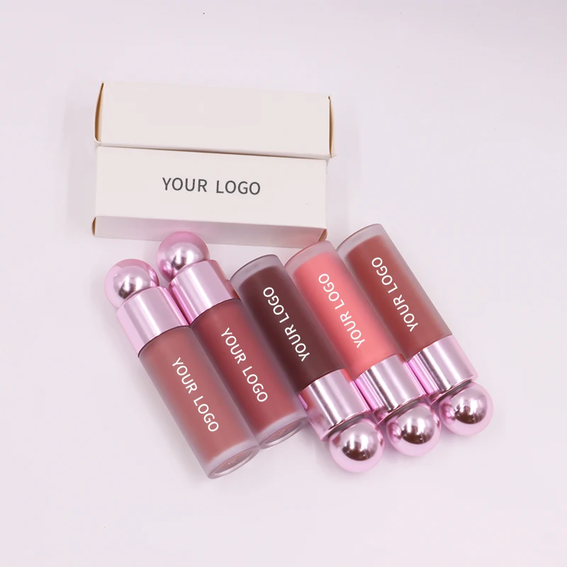 Bulk Lip Gloss Container Pink Nude Cosmetics Lip Care Base Custom Logo ...