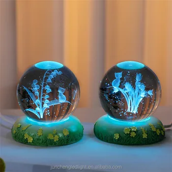 Grabado 3D Dentro De Un Bloque De Vidrio - Diseño De Cristal De Suecia