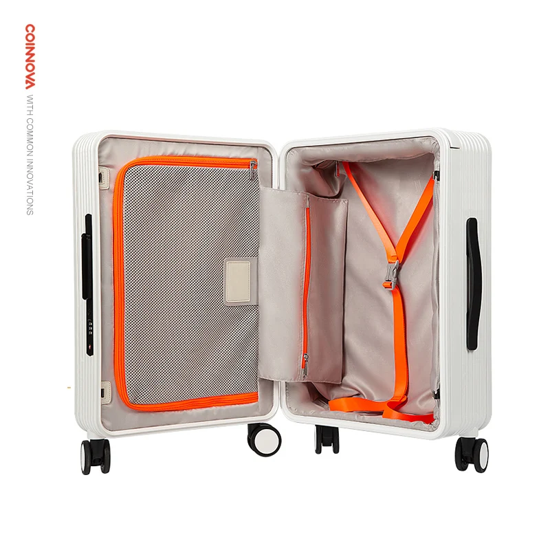 Оригинальные, фабричные, по цене производителя, распродажа новейший дизайн чемодан 20 дюймов Смарт багажа широкий стержень конструктор летная путешествия чемодан на колесиках для багажа