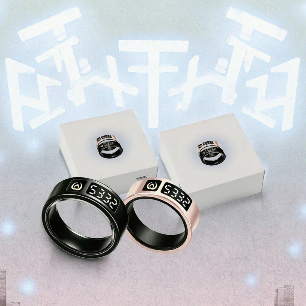 Wholesale Muslim Zikr Ring App Control Smart Counter Praise Tasbih Tally Counting Electronic Rosary OLED Display Alloy Steel