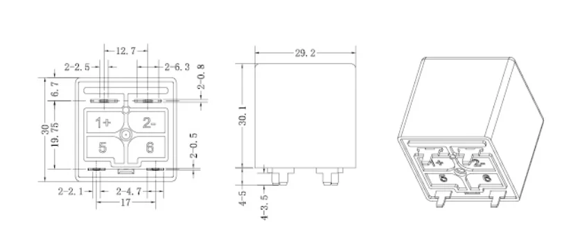 Meishuo ME112-1A-40P 40A Smart Relay Electromagnetic Latching Relay Products for Electricity Meter