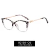 C6 estampado leopardo superior inferior Blanco/luz anti-azul
