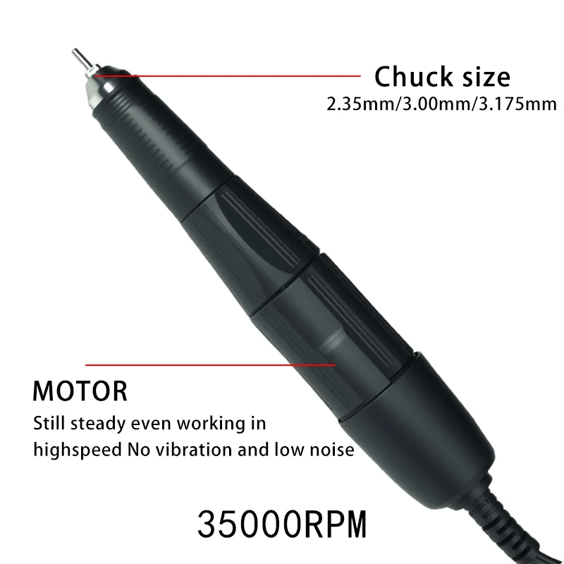 Alat Manikur Bor Kuku dengan Gagang yang Disesuaikan Pabrik, Ujung Pemoles Manikur, Amplas Kuku