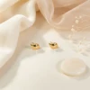 Pendientes chapados en oro de 18 quilates 5