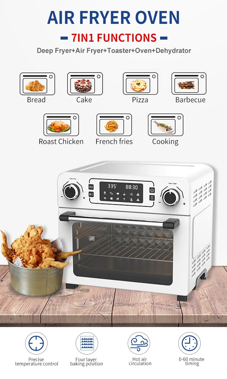 Freidora De Aire Multifuncional De Bajo Ruido,Horno De 23l Fm9010 Con  Ventana De Visión Grande,Funciones De Cocina,Papel De Freidora De Aire,Venta  Al Por Mayor,Ecológico - Buy Horno De Aire Caliente,Aire Seco Horno,Aire
