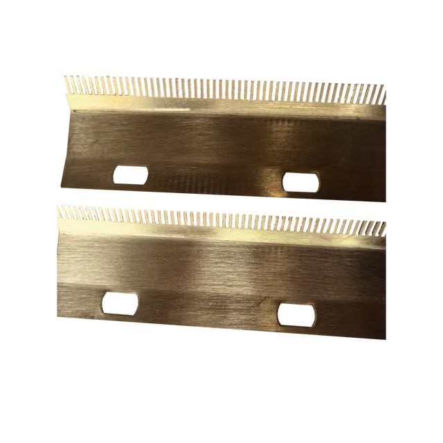OEM ODM H62 Brass Commercial Bag Noodle Cutter Scraper Comb for Instant Noodle Production Line