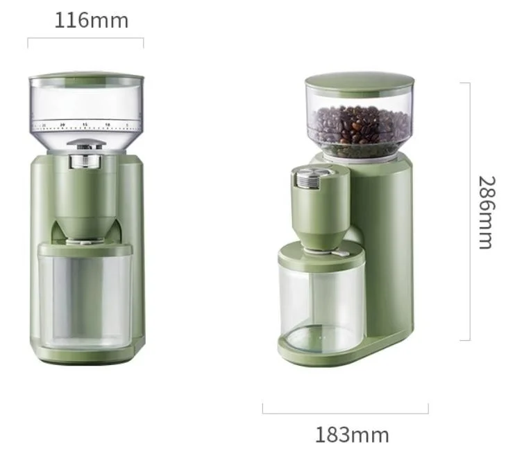 2023 New 200g Home Adjustable Low Noise Knob Control Conical Burrs