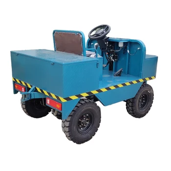 Hot Selling Heavy Duty Cargo Transport Transfer Cart 3000w Electric Warehouse Platform Tractor Warehouse Transfer Vehicle