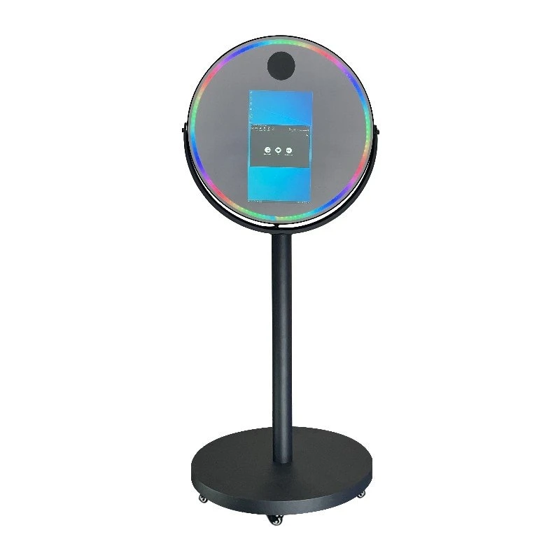 Hltd Stand Up Mirror Photo Booth Wedding Mirror With Camera And Printer