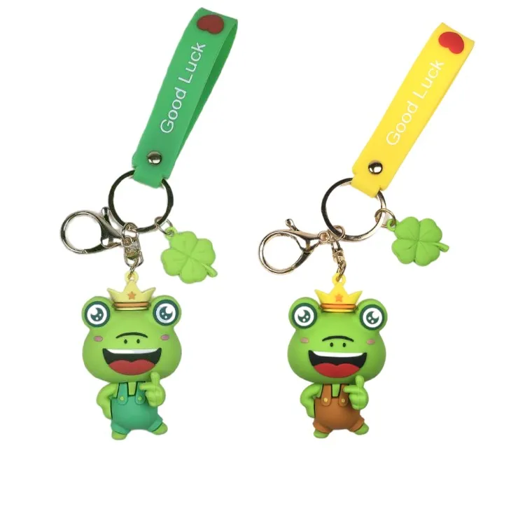 Customizable Cute Bear 3D Mini Keychain Soft PVC & Silicone Rubber Love Souvenir & Carabiner with Custom Logo for Promotions