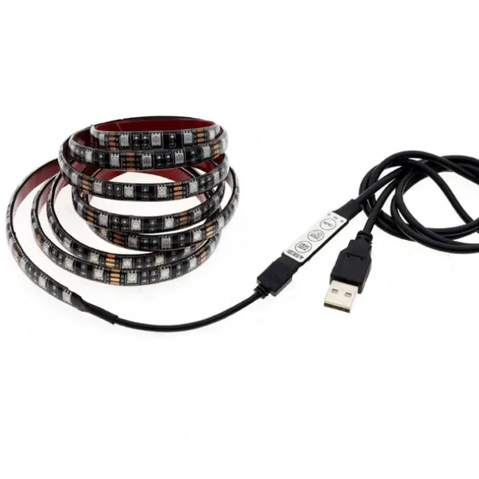 Tira De Luces LED RGB Flexible, 5M, SMD5050 + 24 T... – Grandado