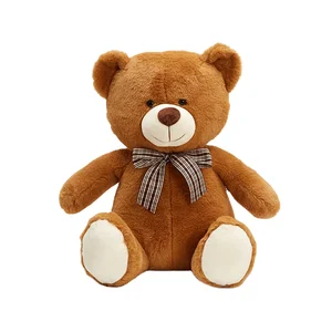 New Arrival Custom Wholesale Mutli Colors Teddy Bear With Bow Soft Stuffed Animals Plush Bear