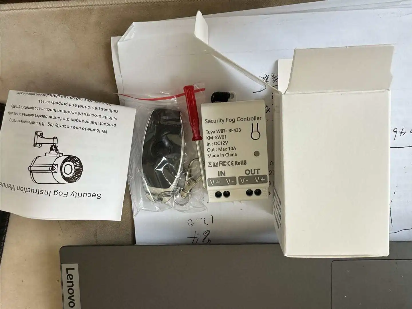 Smart Alarm Antitheft Fog Machine Home Security Anti Robbery Anti Theft Fog Generator Alarm