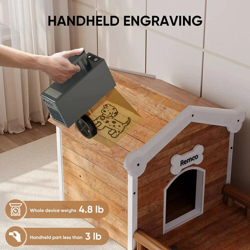 2 Basic Laser Engraver Handheld Engraver High Precision Portable Engraving Machine for Wood Kraft Paper Leather