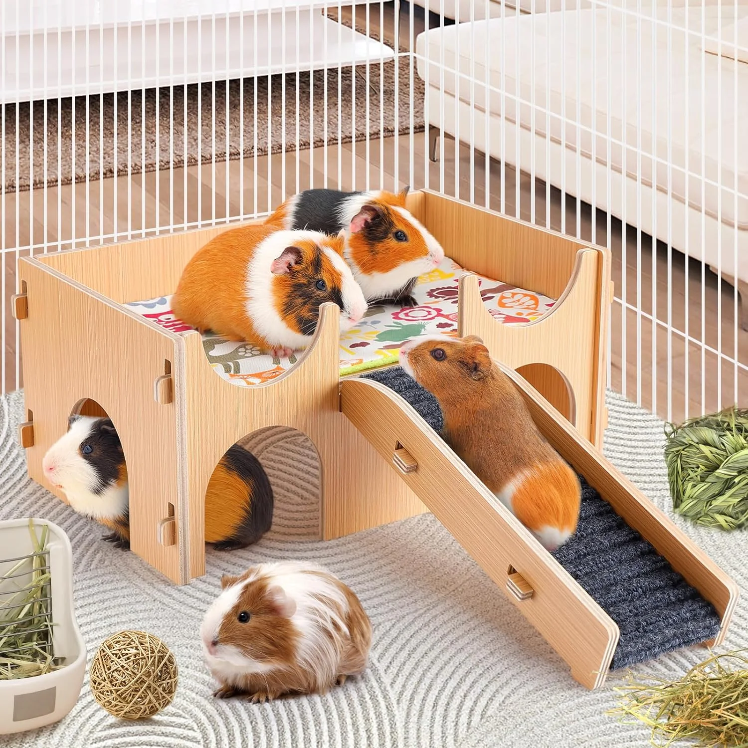 Hamster House Guinea Pig Hut 1122 Prevue Pet Products Guinea Pig
