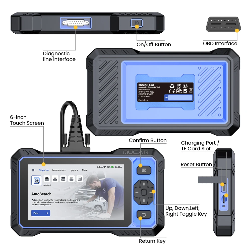 Outil de diagnostic auto - scanner obd2 système complet avec bidirectionnel_voghion.com