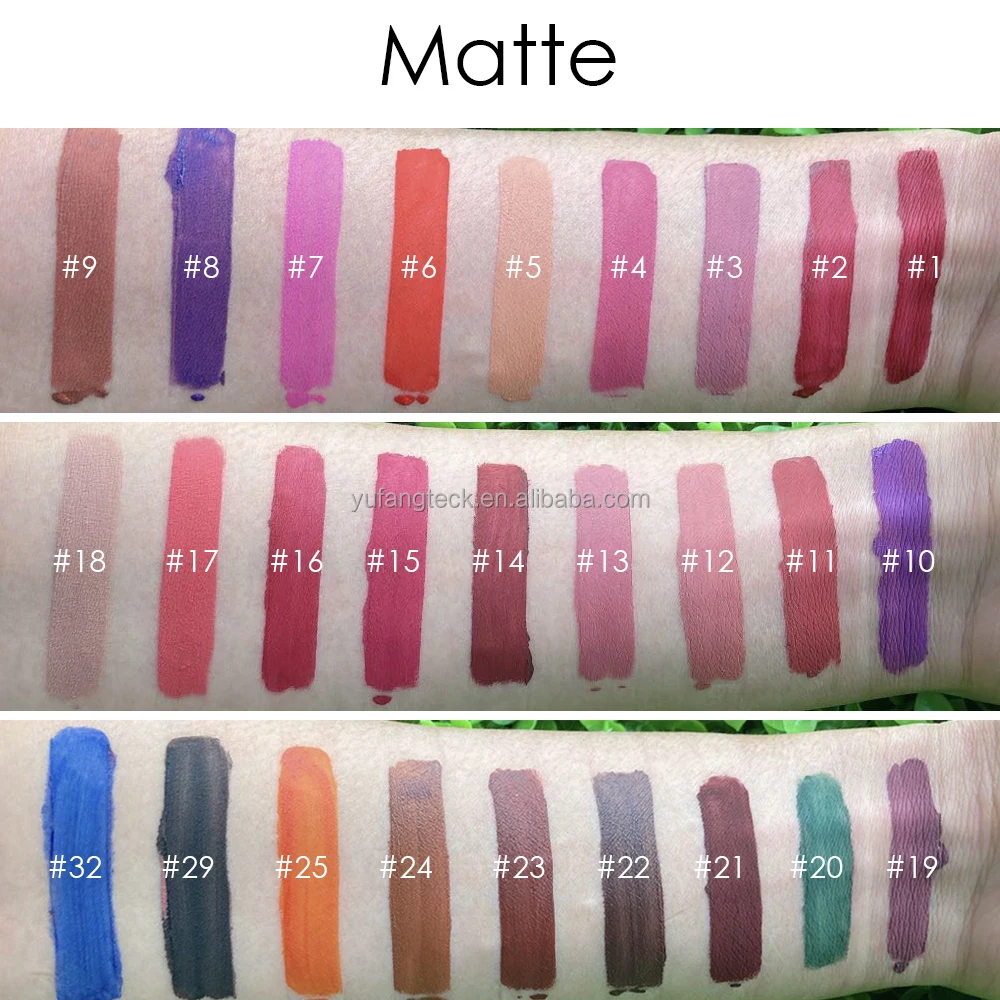 Custom Logo Matte Liquid Lipstick - Long Lasting Lip Gloss