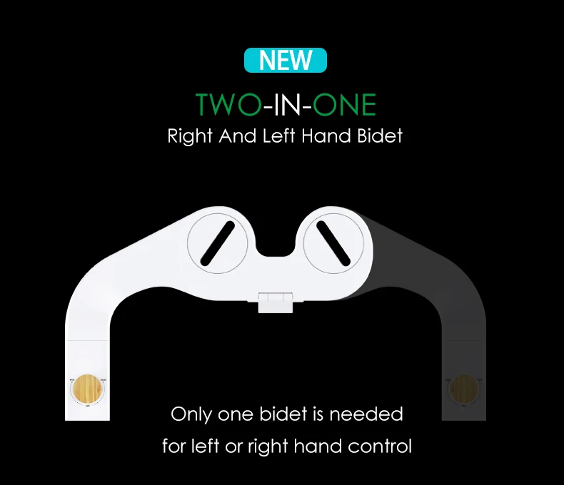 Nonelectric Bidet Toilet Attachment With Selfcleaning Nozzles Reversible Bidet Rv Bidet Buy