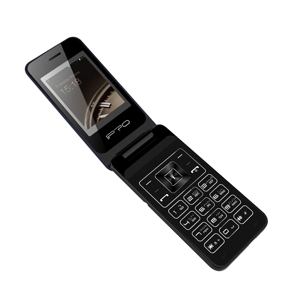 Global Version 2G Flip Phone Mobile Double Screen 2.8/1.77 Inch Dual Feature Phone