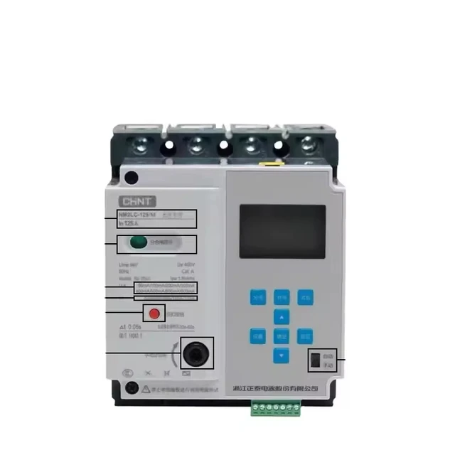 NM2LC molded case automatic reclosing photovoltaic cabinet leakage adjustable remote 485 communication circuit breaker