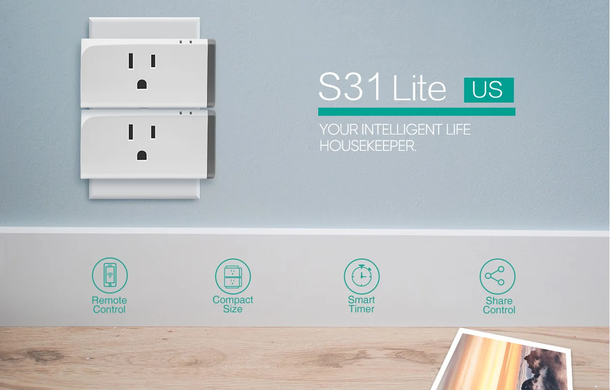 SONOFF S31 / lite WiFi Smart Plug 15A with Energy Monitoring