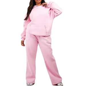 Unisex Velour Tracksuit Set for Men Low MOQ Custom Logo Jogging Sweatsuit with Solid Color Two Piece Jacket for Spring Season