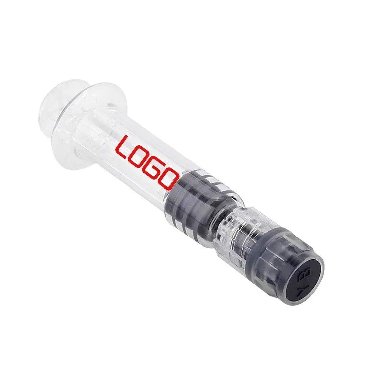 Reusable Luer Lock Glass Syringes 5ml 3ml 2ml 1ml Glass Syringe With ...