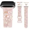 4pcs flower-rose gold