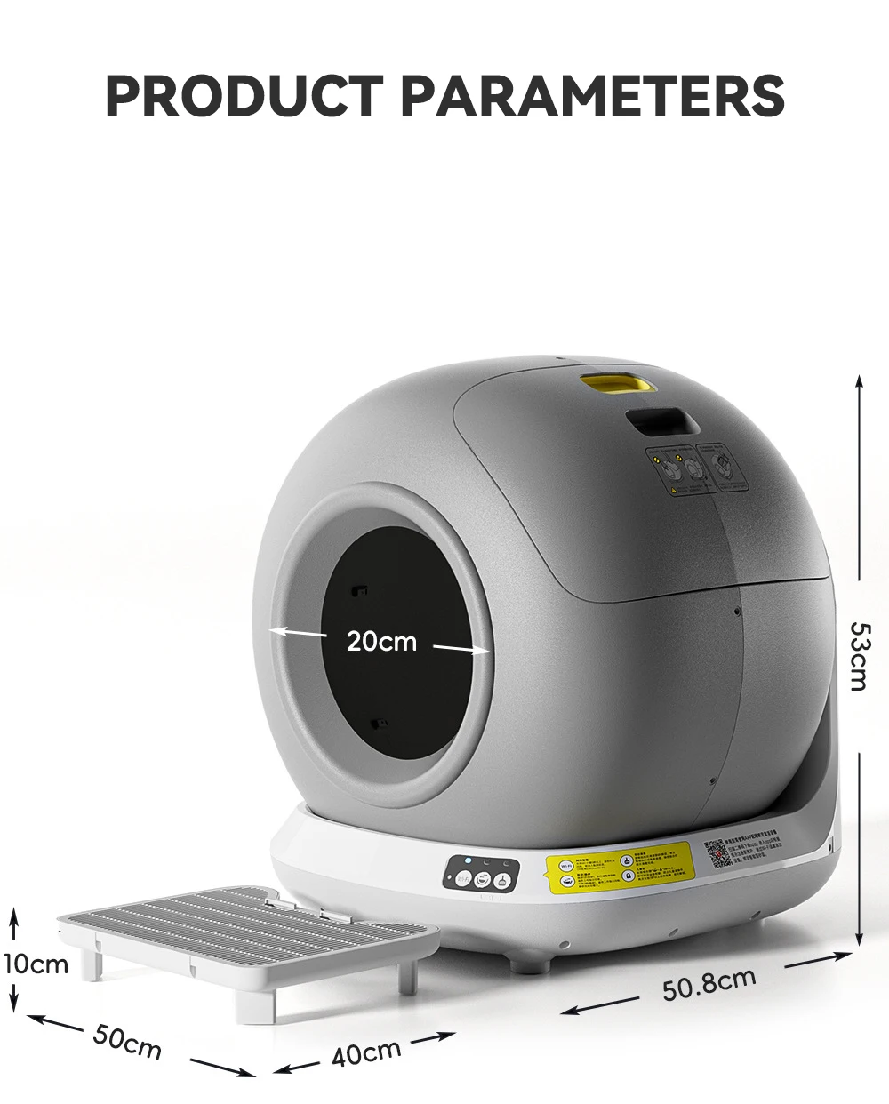 Automatic cat Litter Box Super Large Anti Splash Closed Automatic Shovel Excrement Intelligent cat Toilet Pet Supplies factory