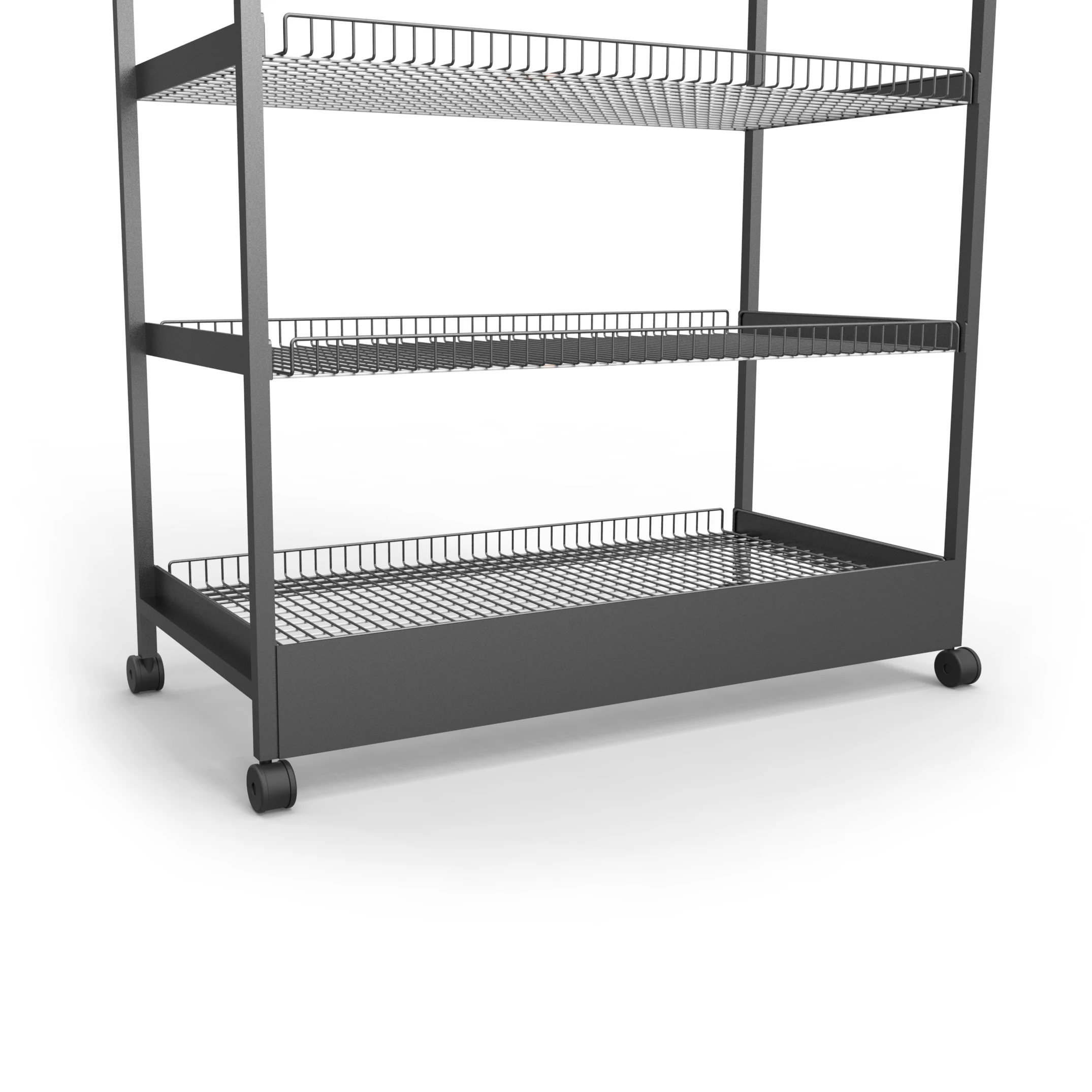 Sheet Shaped Snack Metal Display Rack For Supermarkets Food Packaging