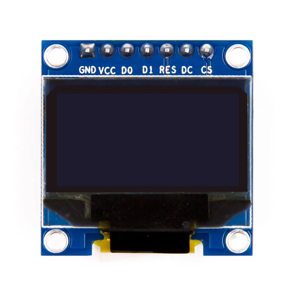 0.96 Inch White SPI Serial 128x64 OLED LCD LED Display Module For Arduino Projects