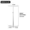 A forma di T - Argento con finitura a specchio