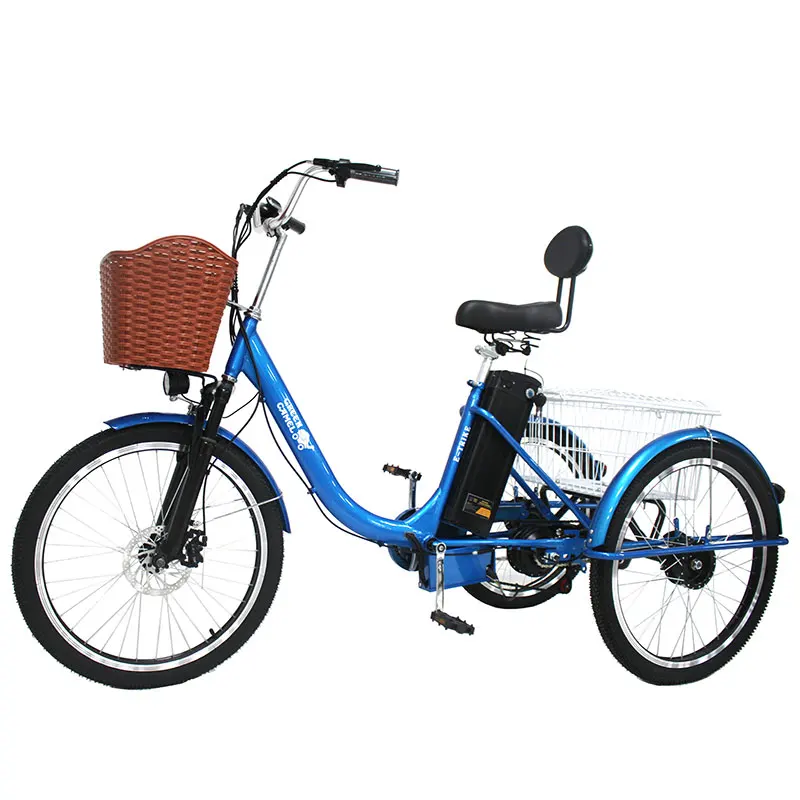 Electric Tricycle 20inch Motorized Electric Tricycle With En ...